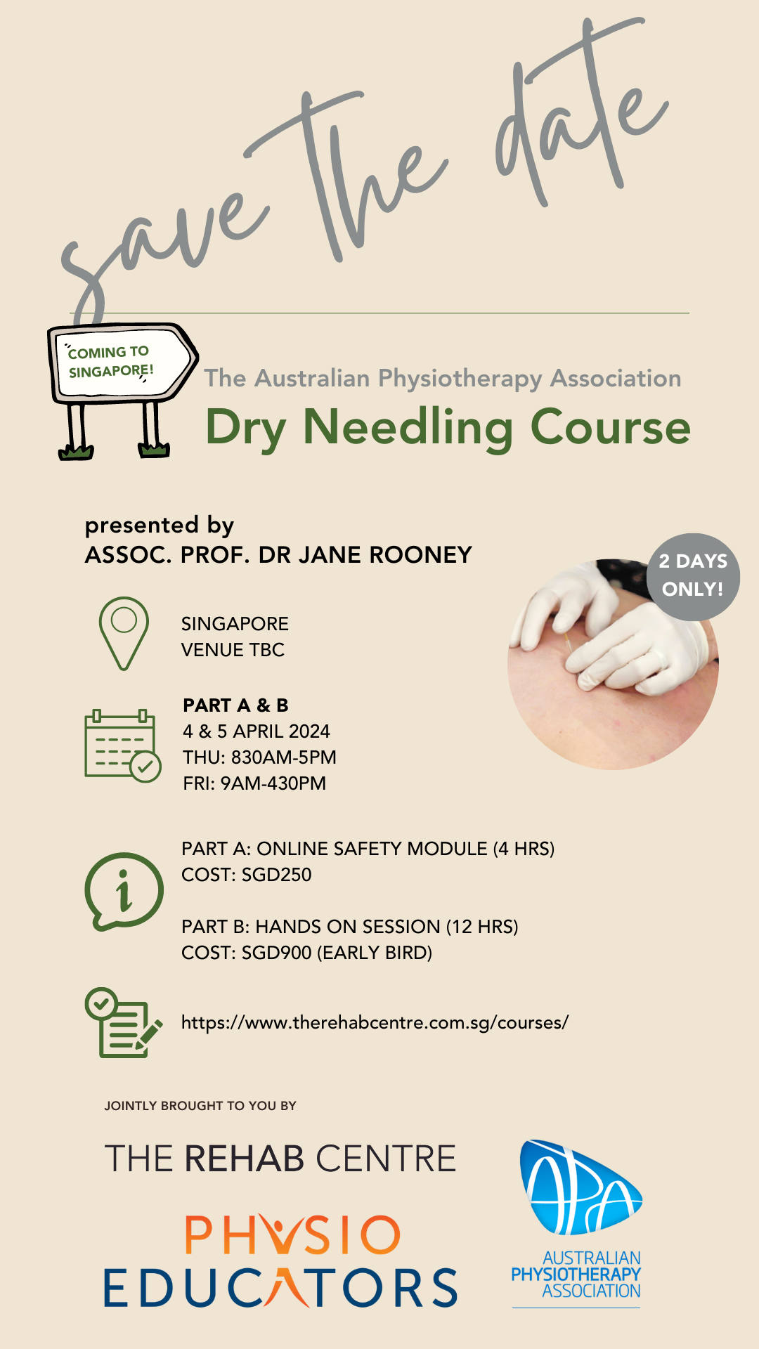 Dry Needling Course 4-5 April 2024